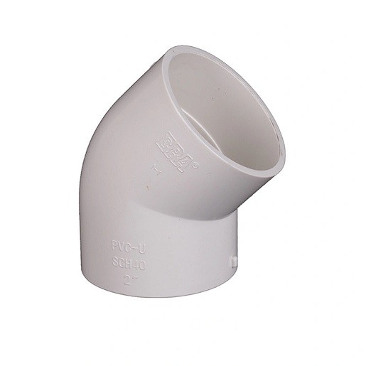 CODO 45° PVC-U PRESSUPRE PN10 (ERA)